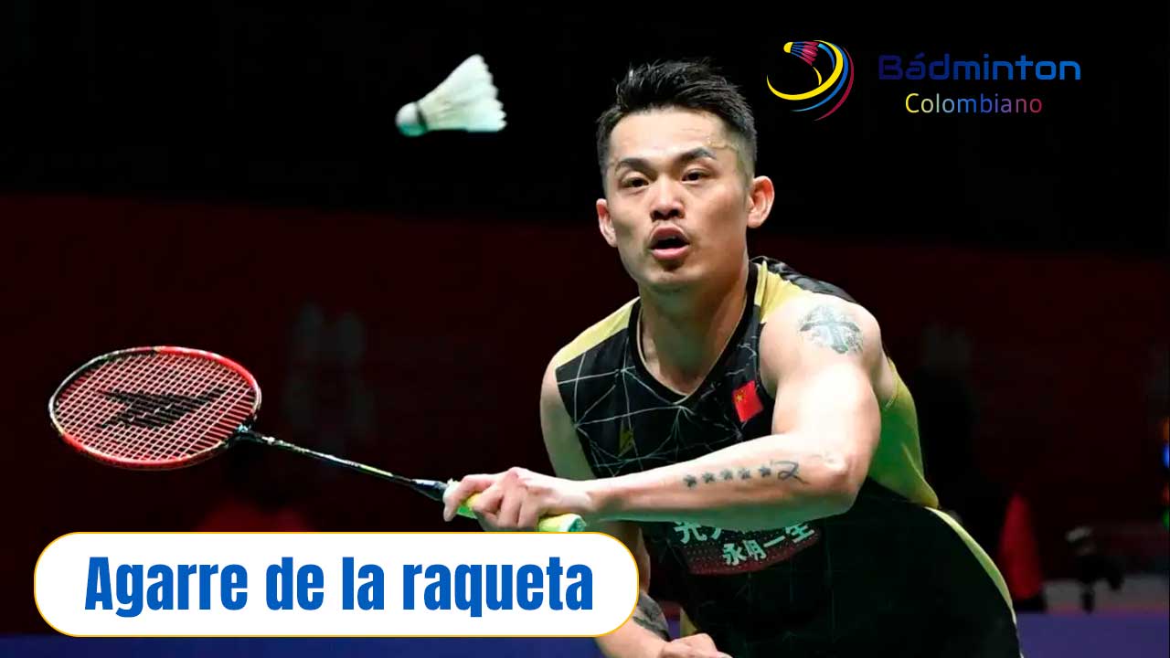 Como se sujeta la raqueta en el bádminton