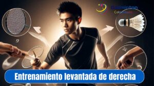 Rutina de entrenamiento para golpes en bádminton