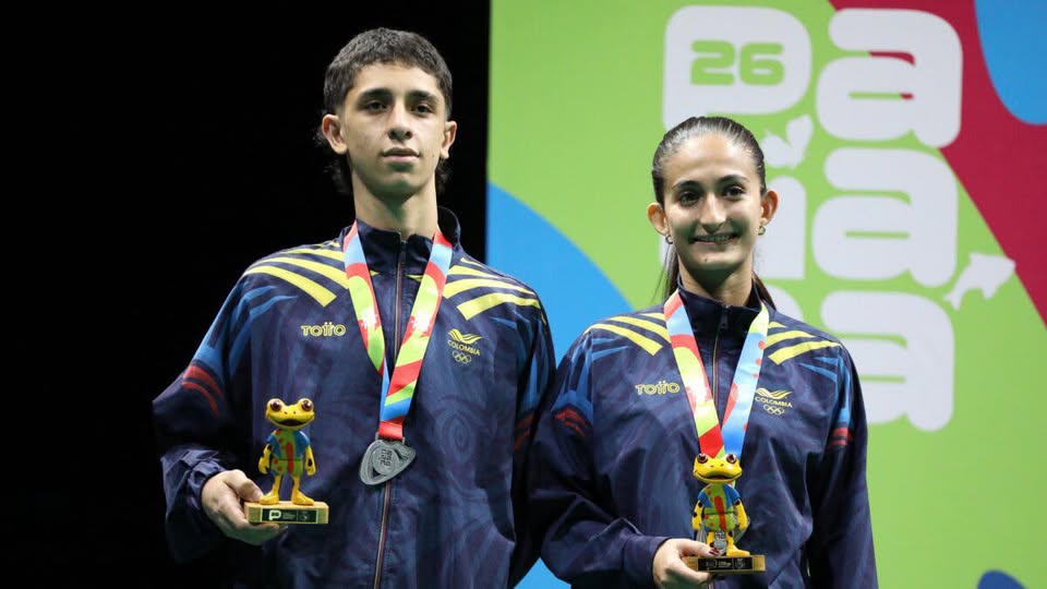 Jeronimo giraldo y Juliana Castaño Badminton Colombia